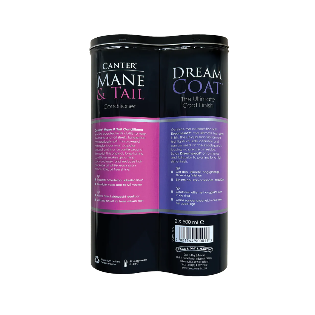 Carr & Day & Martin Canter gaveæske DUO - Mane & Tail Conditioner 500 ml + Dreamcoat 500 ml