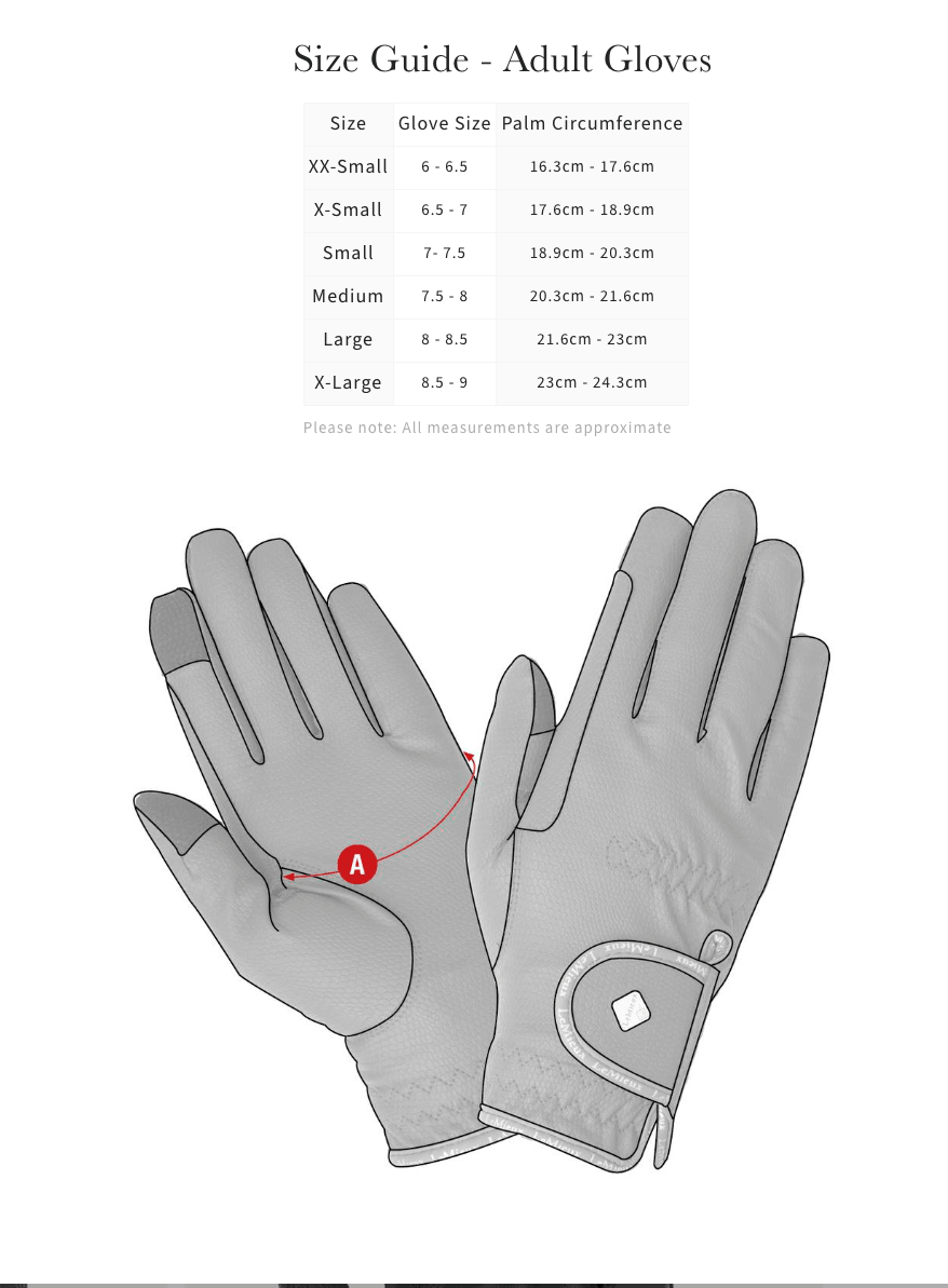 LeMieux Ridehandsker Sort