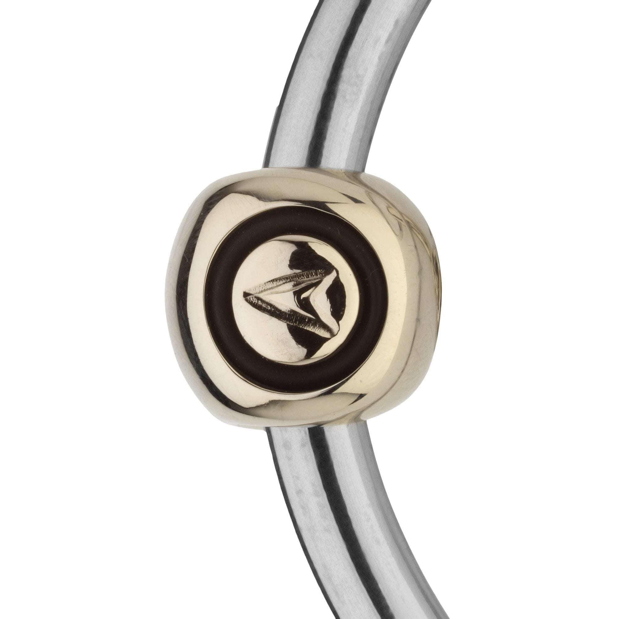 HS Trensebid, Dynamic RS, Eggbutt D-Formet, 3-delt Muffebid - 16mm - HEYO