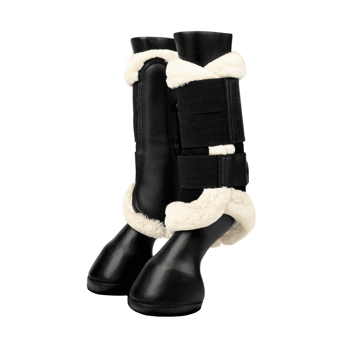 LeMieux Fleece EDGE Mesh Boot - Sort Natur - HEYO