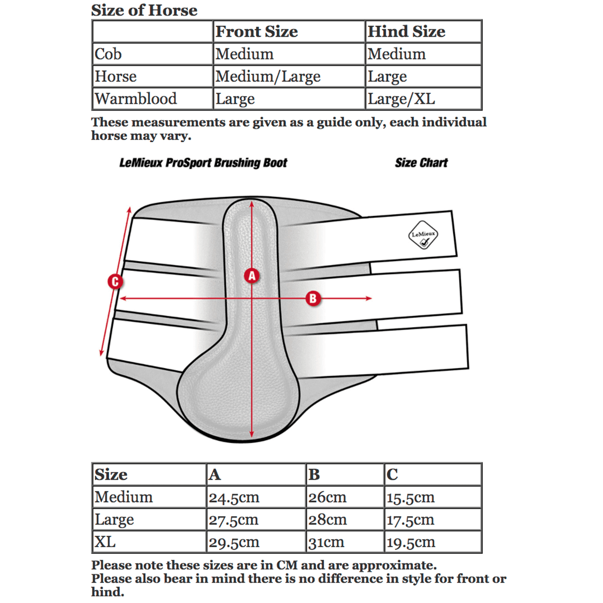 LeMieux Fleece EDGE Mesh Boot - Sort Natur - HEYO