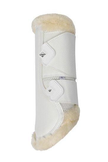 LeMieux fleece gamacher, EDGE Mesh Boot - Hvid - HEYO