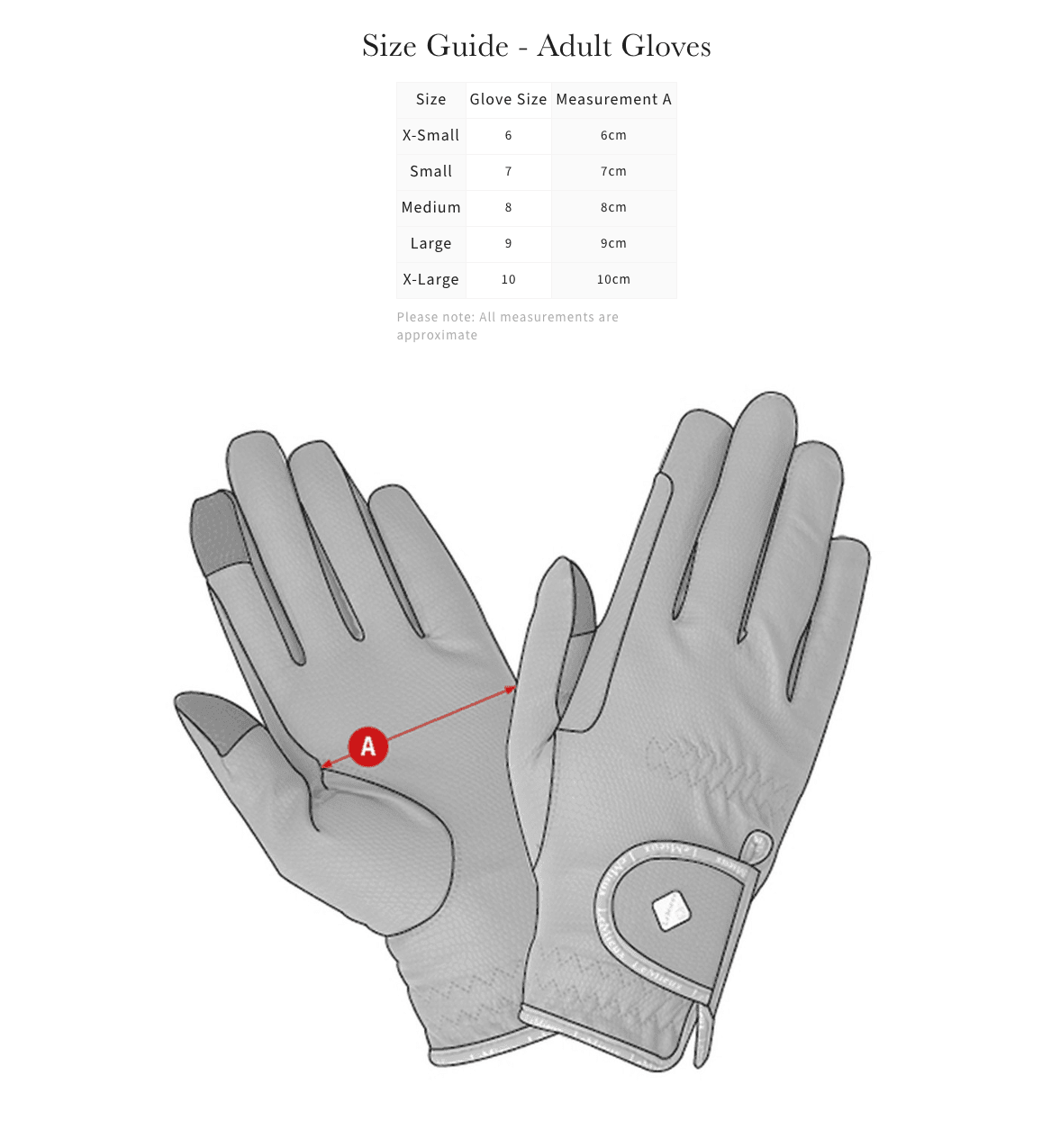 LeMieux ridehandsker Pro Touch - HEYO