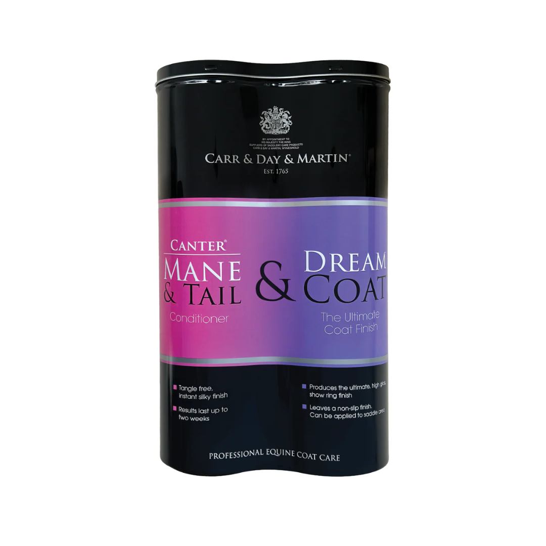 Carr & Day & Martin Canter gaveæske DUO - Mane & Tail Conditioner 500 ml + Dreamcoat 500 ml