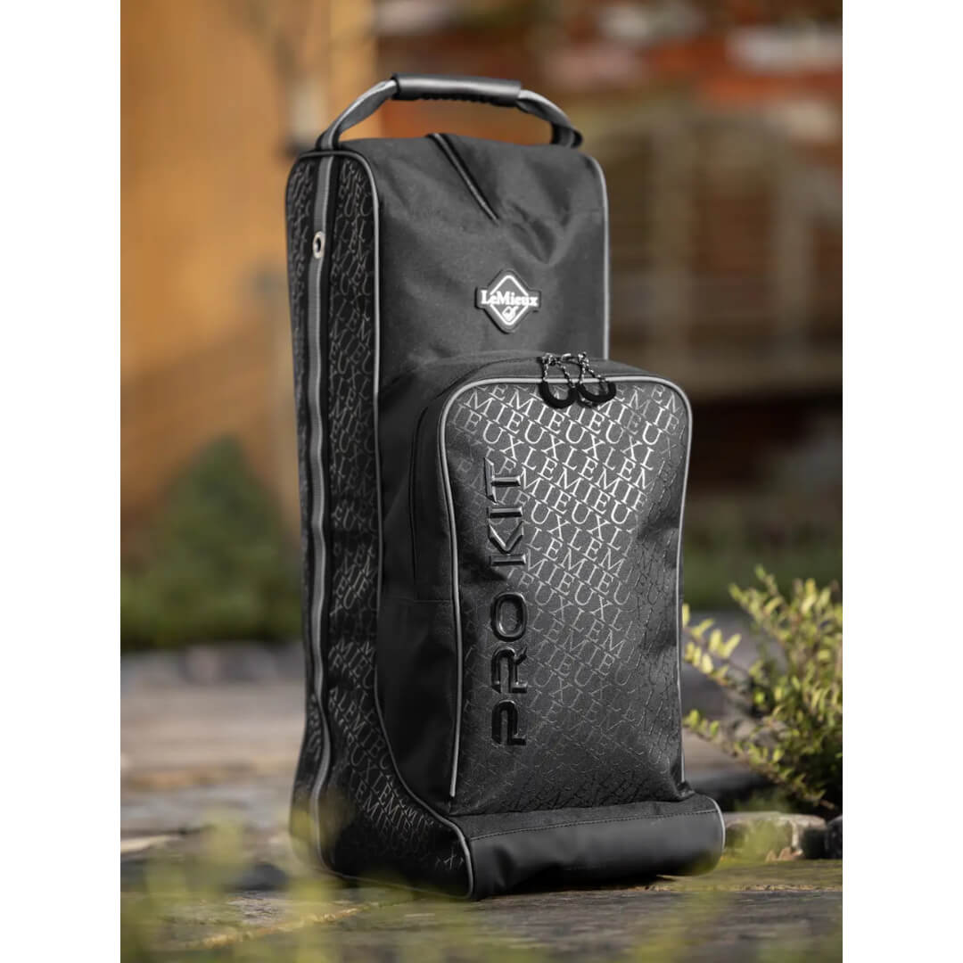 LeMieux Elite Pro Støvle & Hjelmtaske Sort
