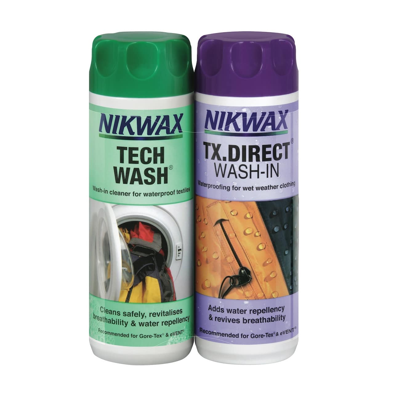 Nikwax twinpack med vaskemiddel og imprægnering 2X300ml