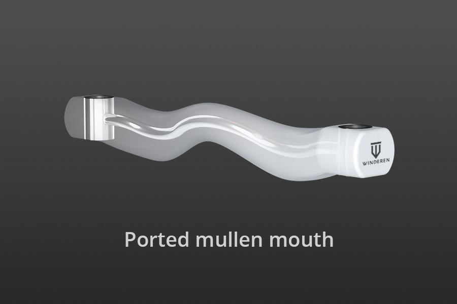 Winderen, Mullen Mouth med port - White Edition - HEYO