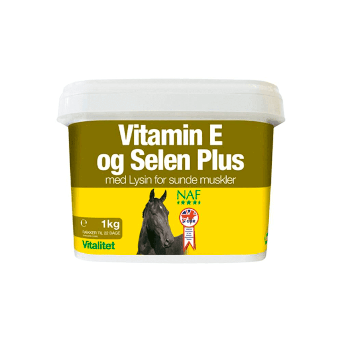 NAF Vitamin E, Selen + Lysin, 1 kg - HEYO