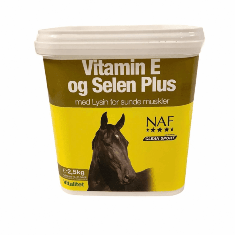 NAF Vitamin E, Selen + Lysin, 2,5 kg - HEYO