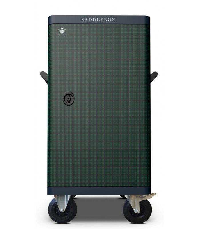 Saddlebox Stævneskab, Single - Custom Green Tartan - HEYO