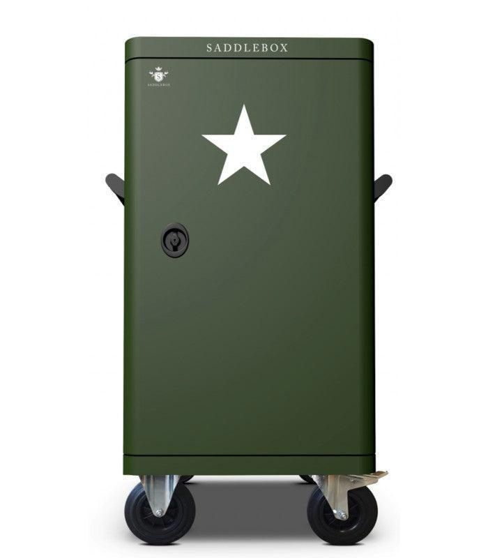 Saddlebox Stævneskab, Single - Custom Military Star - HEYO